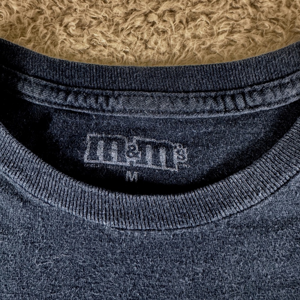 M&Ms Mens Chocolate Magazine Graphic T-Shirt Navy Blue Size M 2977 - Picture 3 of 5